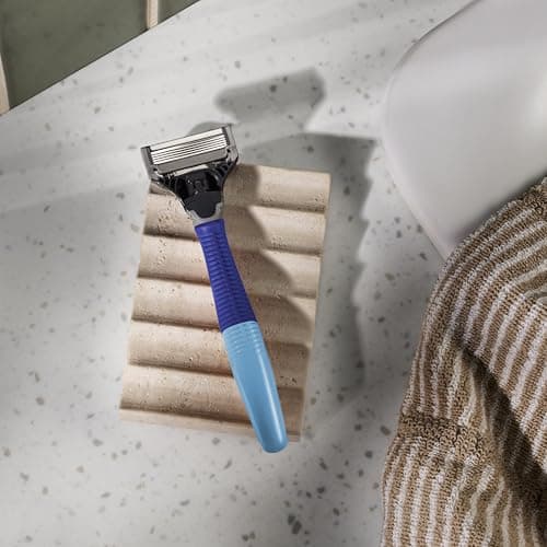 Harry's Razors for Men - Men's Razor Set with Indigo Blue Handle, 13 Razor Blade Refills, Travel Blade Cover, (packaging may vary) — view 2