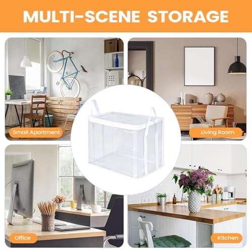 Packing Bags for Moving Clear Stackable Handles Lids — view 4