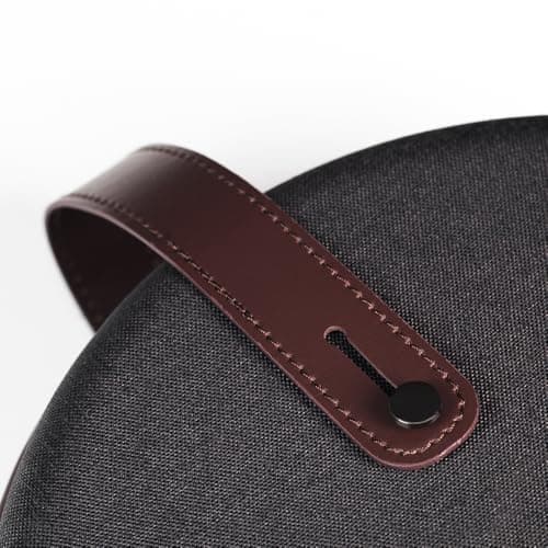 Aune AuNest, Hard Travel Carrying Case for AR5000 Wired Headphones, Case Only, Dark grey + burgundy — view 5