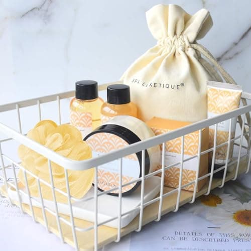 Spa Luxetique Gifts for Women, 6pcs Vanilla Bath Spa Gift Set, Travel Gift Box with Hand Cream, Body Lotion, Shower Gel, Bubble Bath, Mothers Day Gift, Valentine's Gifts for Her Christmas Gift — view 5