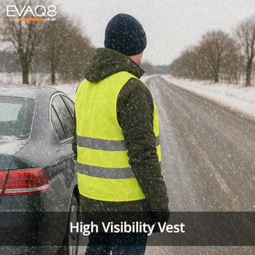 EVAQ8 Professional Winter Car Survival Kit - 20-Piece Vehicle Emergency Kit with Long-Life Food, Drinking Water, Thermal Shelter, Folding Shovel, Wind-Up Torch & First Aid | Fleet & Utility Vehicles — view 5