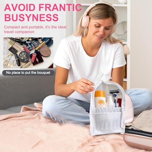 Toothbrush Travel Bag with Stand-Up Design, Lightweight Toiletry Organizer — view 6