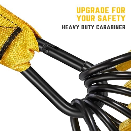 KUZARO Heavy Resistance Bands 300/360 lbs, Resistance Bands Set for Men, Exercise Bands with Handles, Home Gym Equipment for Strength & Muscle Training, Physical Therapy, Stretching (300LBS) — view 4