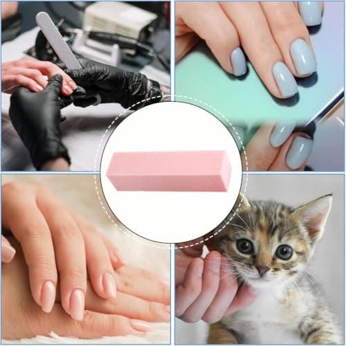 Gel Nail Sanding Buffers, Fine Grit Nail Buffing Blocks for Smoothing — view 6