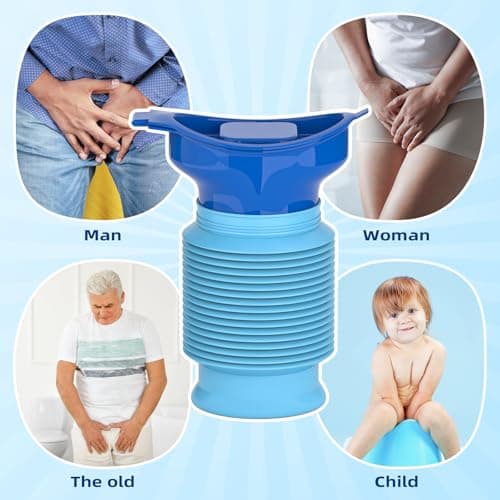 Pee Bottles for Men, 2PCS Portable Urinal Collapsable Portable Toilet 750ML — view 5