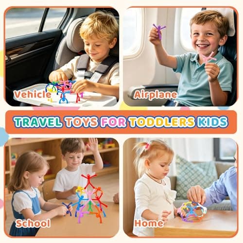 Magnetic Fidget Travel Toys for Kids Age 3-8 Year Old, 5Pcs Magnet Figures — view 5