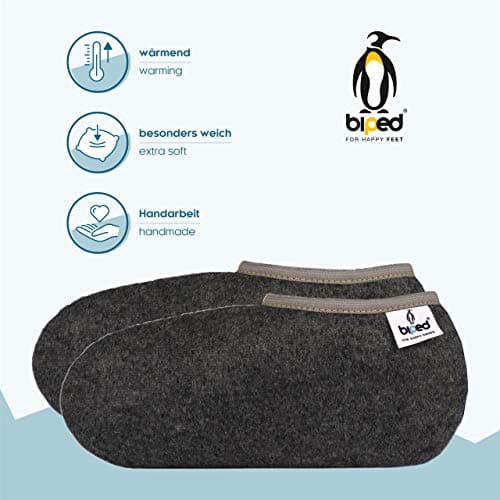 biped Arctic Fox Boot Socks - Rubber Boot Socks for Leisure Activities and Work - Warming Socks as a Replacement for Slippers - for Travelling - Made in Germany - z2745(43-44 EU) — view 4