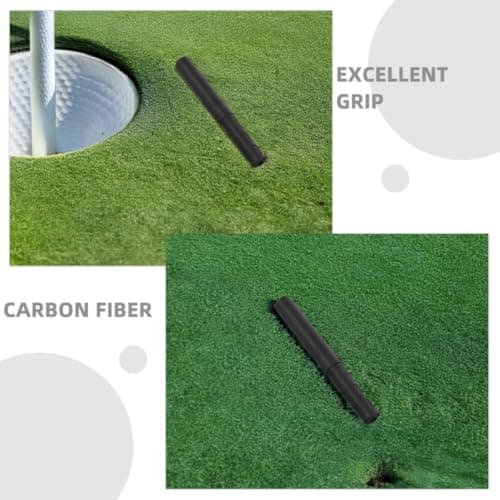 TEMPNAP 2pcs Carbon Fiber Golf Club Extension Rod Black for Drivers — view 3