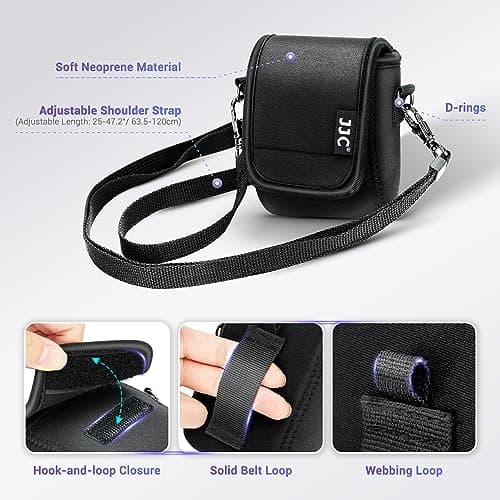 JJC Mini Carrying Case for Go Pro Hero 13 12 11 10 9 8 with Shoulder Strap — view 3
