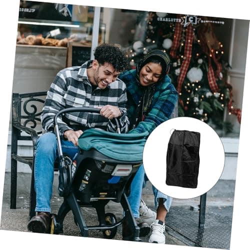 Black Nylon Stroller Travel Bag for Airplane Trips, Carrying — view 5