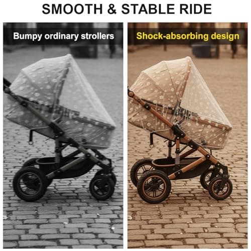 Mosquito Net for Pram and Cot, Pram Hammock for Toddler, Travel Mosquito Net with Storage Bag, Pop Up Mosquito Net for Bed and Travel Cot, Durable Insect Protection Mesh — view 4