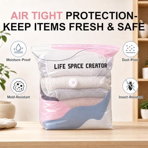 3Pcs No Pump 3D Vacuum Storage Bags, 2026 New Vacuum Pack Bags for Clothes — view 4