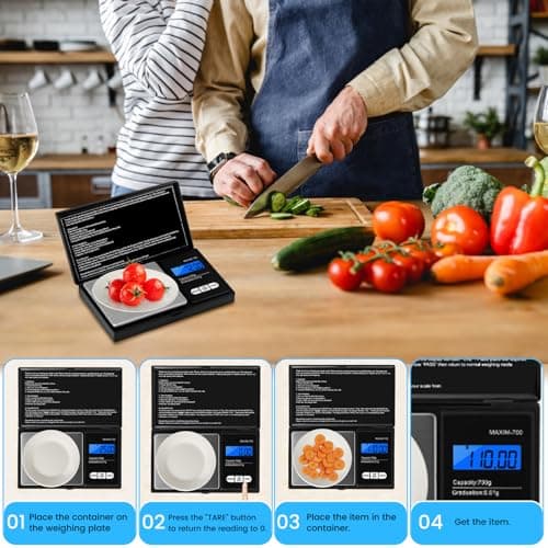 Oderra 700g x 0.01g Digital Mini Scale Portable — view 5