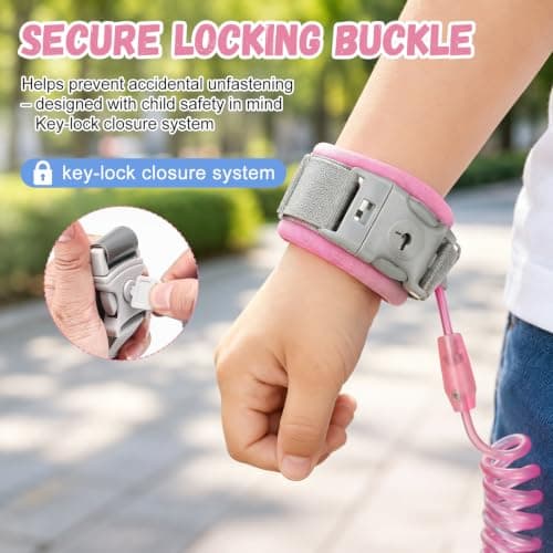2 Pcs Anti Lost Toddler Wrist Reins Toddler Wrist Strap for Walking — view 5