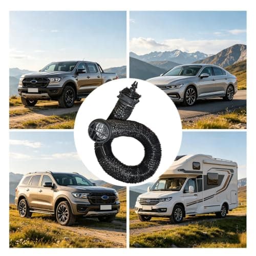 Car Ventilation Extension - Air Conditioning Extension Hose, Car Cooling Tube | Back Seat Cooler for Drivers Men Women Professionals Road Trip Travel Vehicle Portable Air Conditioning — view 5