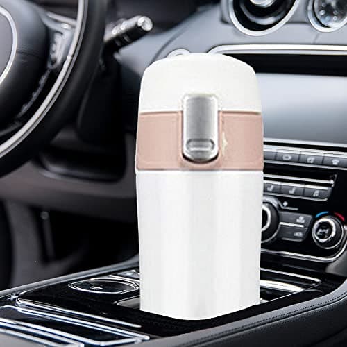 FAPPEN Double Walled Vacuum Flask Thermo, 500ml Stainless Steel Insulated Water Bottle, Flask for Hot and Cold Drinks, Travel Coffee Mug, Sports Water Bottle, Drinks Cup (White) — view 6