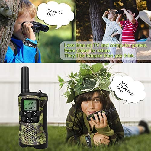 Aikmi Walkie Talkies for Kids Toys and Paracord Bracelets, Gift Boys Girl — view 2