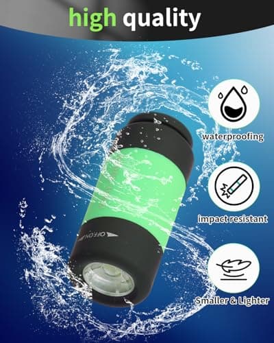 UCEC 8 Pack EDC Mini Torch Keyring, Rechargeable Keychain Flashlight — view 4