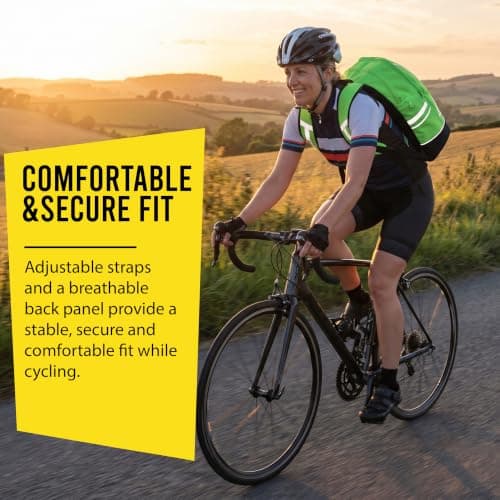 Optimum Nitebrite Hi Vis Waterproof Cycling Backpack 25L — view 6