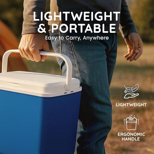 CUQOO Cool Box | Cooler Box Ice Box - Camping Cool Boxes Beach Travel Bag — view 4