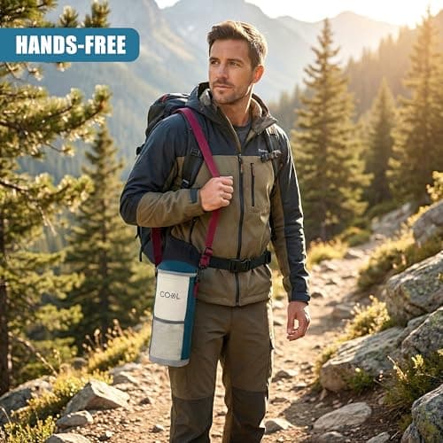 MTS Wine Cooler Bag for 1.5L Water Bottles - Padded Insulated Champagne Carrier with Zip & Shoulder Strap - Thermal Drinks Holder with Pocket for Picnics, Travel & Beach, Great for Wine Lovers — view 4