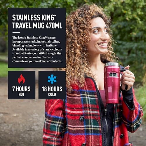 Thermos Stainless King Midnight Blue Travel Mug (470ml) 7h Hot | 18h Cold — view 3