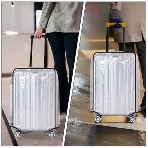 GATHINESS 3 Pack PVC Suitcase Protective Cover Thickened Protector — view 4