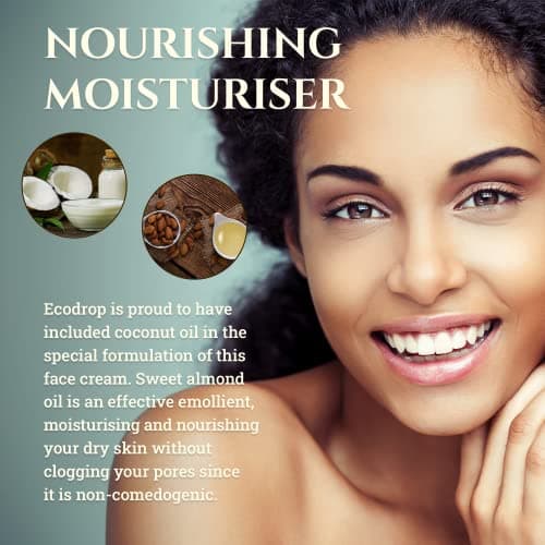 Ecodrop Organic Face Cream 50ml | Botanical Daily Moisturiser — view 4