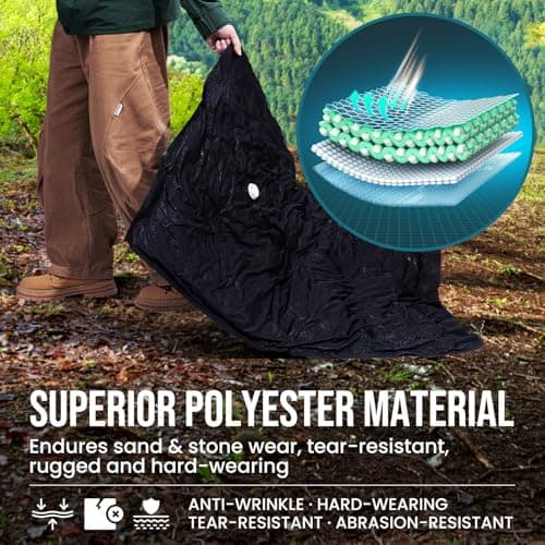 TAILI Vacuum Storage Bags Outdoor 3 Pack, Jumbo 100 x 74 CM, Tear-Proof — view 3