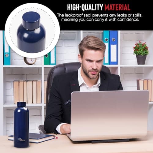 OTTO KONING Water Bottle 500ml Insulated Stainless Steel Flask — view 4