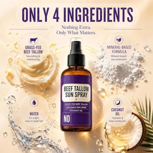 Velkoo Beef Tallow Mineral Sun Spray, Velkoo Mineral Sun Spray (1PC) — view 5