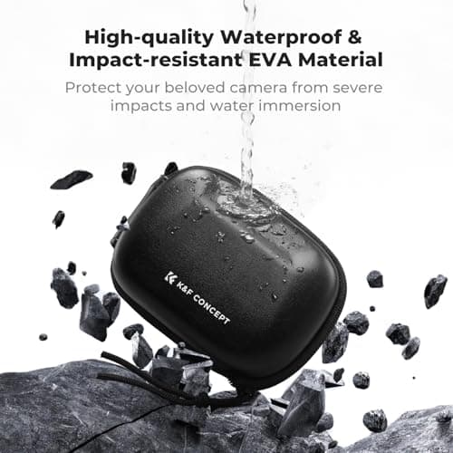 K&F CONCEPT Semi Open Carrying Case Small Storage Bag for Action Camera — view 3