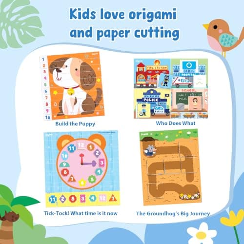 JoyCat Paper Cutting Kits for Kids Ages 3-5 Learn & Discover Scissor Skills — view 6