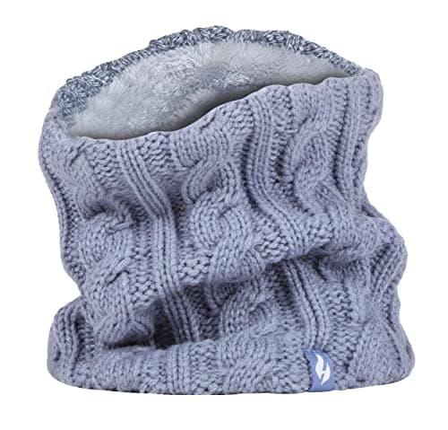 HEAT HOLDERS - Women's Thermal Winter Neck Warmer - 3.5 tog - One size (Dusky Blue)