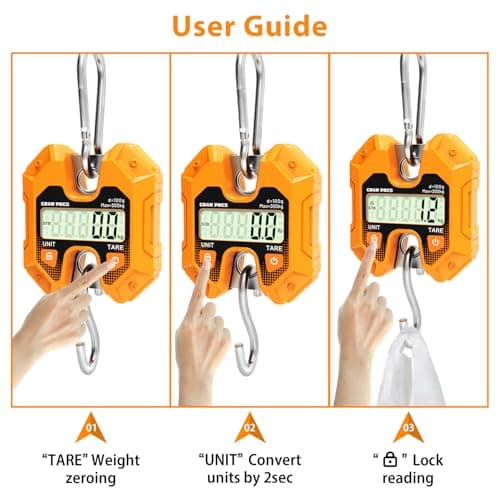 GRAM PRES Digital Hanging Scale 660LB/300KG — view 5