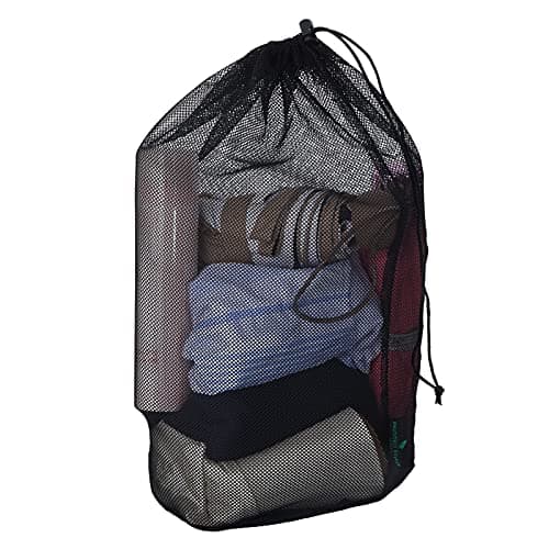 iBasingo 5-Pack Drawstring Mesh Bags Nylon Stuff Sack BVP05 — view 6