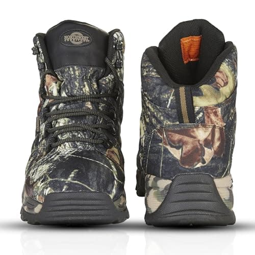 Northwest Territory Men's Camo Hiking Boot, Green, 8 UK — view 3