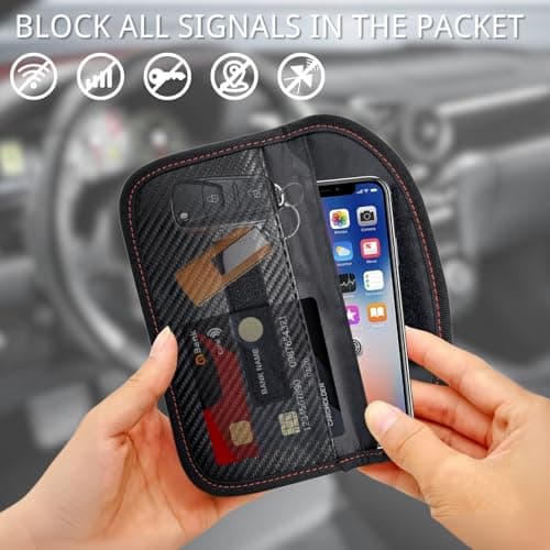 KEYRI 2 PCS Faraday Pouch Faraday Bags RFID Blocker Bags — view 6