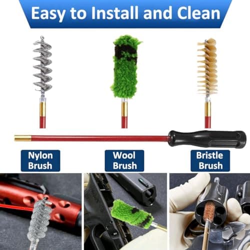 MOCNT Gun Cleaning Kit Clean Mops Brushes Gun Barrel Brush Tool Universal — view 5
