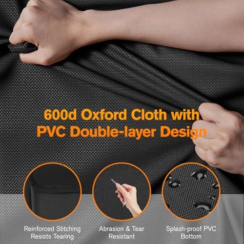 MoKo Hanging Trunk Organizer for SUV, Car Organizer with 10 Pockets Large Capacity & 3 Adjustable Straps for Easy Installation, Car Storage Universal Fit for Sedans, SUVs, MPVs, Trucks, 43.3 x 18.9in — view 3