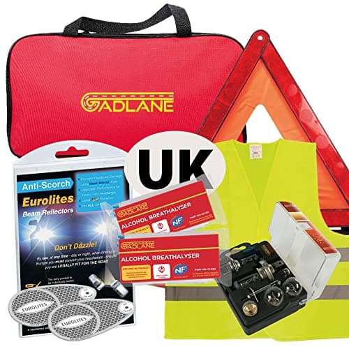 GADLANE European Driving Kit 2026-7 PCS Europe Car Travel Kit France