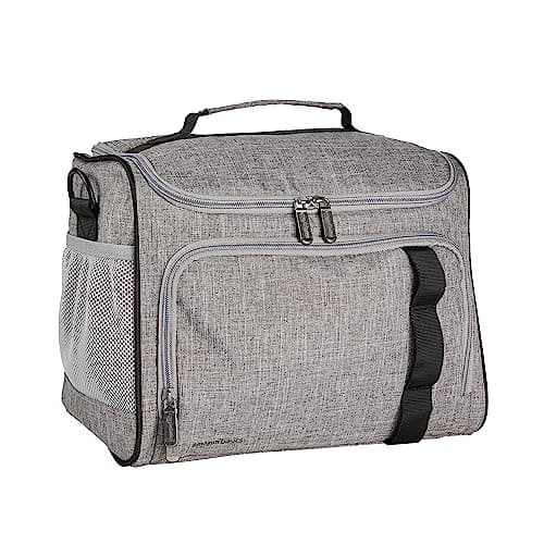 Amazon Basics Reusable Insulated Soft Cooler Bag, 50 Can Capacity, Gray