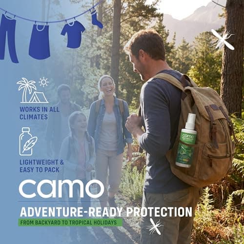 CAMO Insect Repellent Family Spray, Moisturising Lotion, 100ml - DEET Free, Safe on Skin, Repels Wide Range of Biting Insects, Clinically Proven Protection from Ticks & Dengue Carrying Mosquitoes — view 6