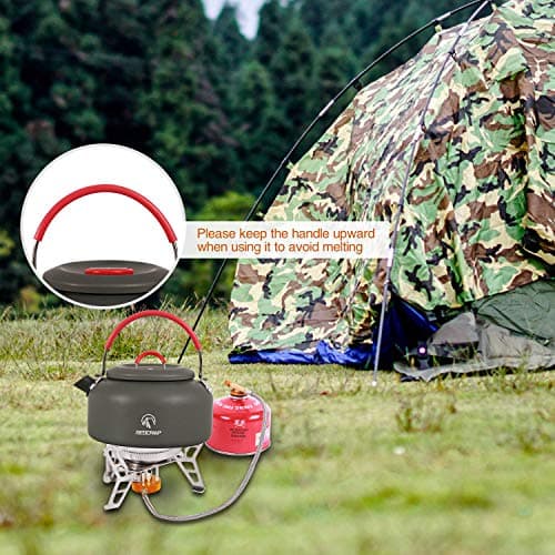 REDCAMP 0.8L Small Camping Kettle,Compact Lightweight Tea Kettle — view 4