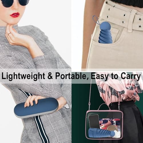 Copulan Mini Travel Umbrella, UPF 50+ Compact Fits in Purse — view 3