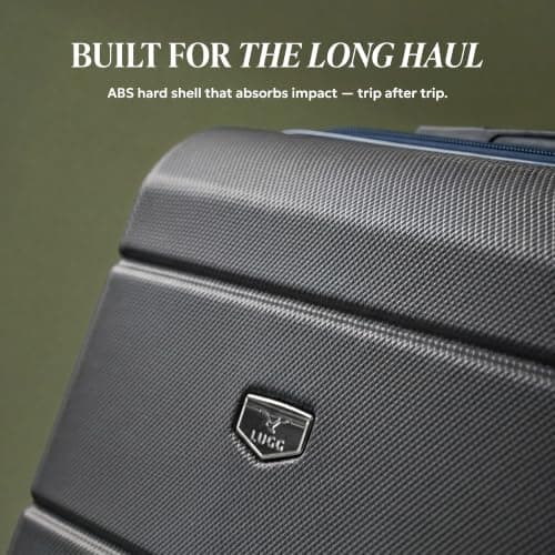 LUGG Jetset 15" Lightweight Cabin Suitcase - EasyJet Underseat Carry On Luggage, ABS Hard Shell, Scratch-Resistant Finish, Secure Lock, Smooth 360° Spinner Wheels (45x33x20cm) — view 3