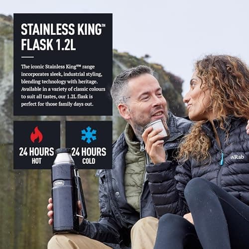 Thermos Stainless King Midnight Blue Drinks Flask (1.2L) 24h Hot | 24h Cold — view 3