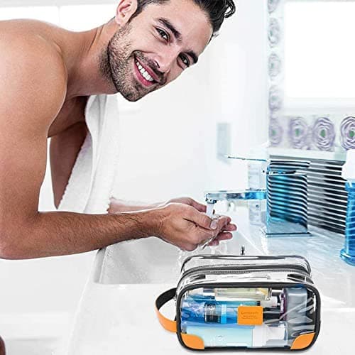 Lermende Mens Toiletry Bag Clear Wash Bag Waterproof Travel Toiletry Bag — view 5