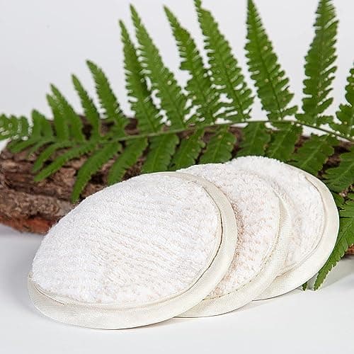 Glart 44AP Washable Makeup Removable Pads with Wash Bag - Beige and White (7-Pack) — view 4