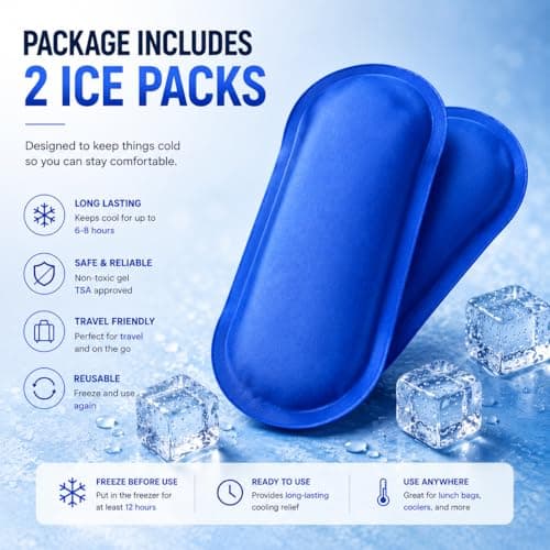 Insulin Pen Case - Insulin Cool Bag - Medicine Travel Cooler (Denim Blue) — view 4